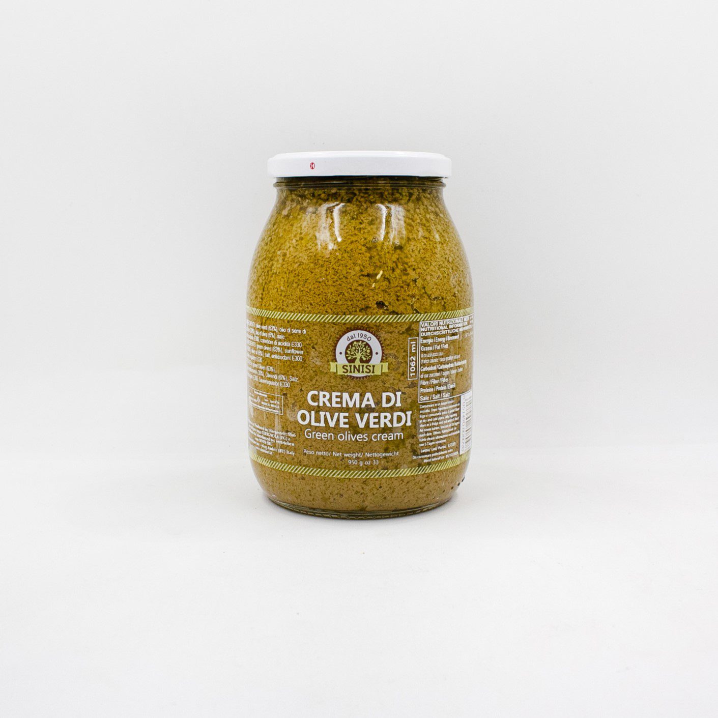 crema di olive verdi