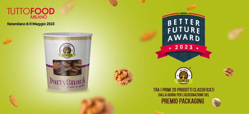 Party Snack Easy&Quick: Premio Packaging al Tutto Food 2023 - Sinisi srl