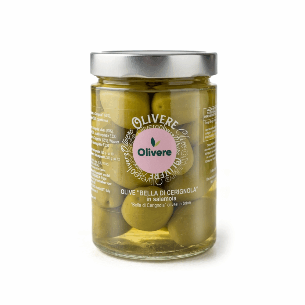 Olive Bella di Cerignola in salamoia Limited Editions 580ml